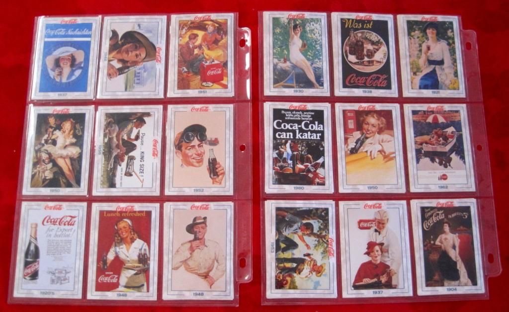 Cola Cola Series 2 Trading Cards Full 100 Card Base Set from Collect-a-Card