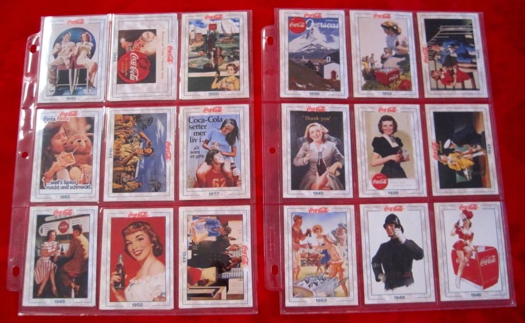 Cola Cola Series 2 Trading Cards Full 100 Card Base Set from Collect-a-Card