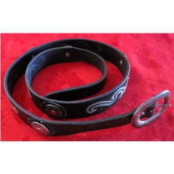Harley Davidson Concho & Stitched Mens Belt