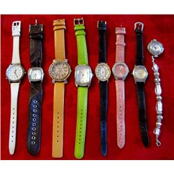 Lot of 8 Rhinestone Womens Designer Watches