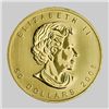 Image 1 : A 1 oz. Gold Maple Leaf Bullion