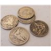 Image 1 : 5 Barber Half Dollars