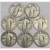 Image 1 : 8 Standing Liberty Quarters