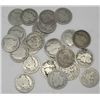 Image 1 : A lot of (25)Barber Quarters