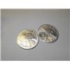 Image 1 : (2) Silver Eagle Bullion
