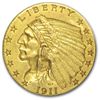 Image 1 : $ 2.5 Gold Indian Head US Minted Coin-