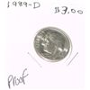 Image 1 : 1989-D ROOSEVELT SILVER DIME RED OOK VALUE IS $3.00 *RARE PROOF HIGH GRADE*!!