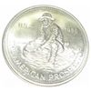 Image 1 : 1986 ENGLEHARD PROSPECTOR SILVER 1oz BULLION COIN *RARE PROOF GRADE*!!