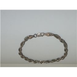 Sterling Silver Rope Bracelet