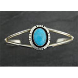 Sterling Silver Turquoise Cuff Bracelet