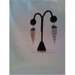 Pair of Southwestern Style Earrings 2 1/2 Inch Hook Earrings