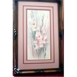 LTD ED ARTIST SIGNED PRINT "PASTEL REFLECTIONS" BY BARBARA MOCK   867/1950  COA INCLUDED