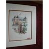 Image 1 : FRAMED MATTED WOOD AND GLASS POSTER OF TOWER OF LONDON BY ERIC MASON  25"X 21"