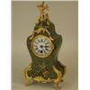 Image 1 : A small French mantel timepiece, with gilt...