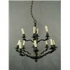 Image 1 : A bronze 2 tier 12 branch chandelier. 23" ...