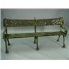 Image 1 : A Victorian garden bench with cast branch ...
