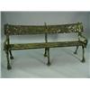 Image 1 : A Victorian garden bench with cast branch ...