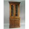 Image 1 : A Victorian simulated rosewood bookcase ca...