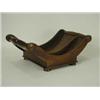 Image 1 : A mahogany cheese coaster on bun feet. 41c...