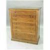 Image 1 : An oak eight drawer wellington chest. 86cm...