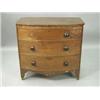 Image 1 : A 19th century mahogany chest of three lon...