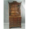 Image 1 : A good George III mahogany secretaire book...