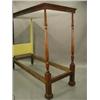 Image 1 : A mahogany single four poster bed. 91cm wi...