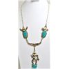 Image 1 : Old Dead Pawn Kingman Turquoise Mudhead Sterling Silver Necklace - NM