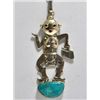Image 2 : Old Dead Pawn Kingman Turquoise Mudhead Sterling Silver Necklace - NM