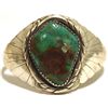 Image 1 : Old Pawn Navajo Royston Turquoise Sterling Silver Cuff Bracelet
