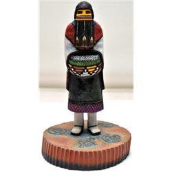 Hopi Hemis Kachin Mana Hemis Kachina Girl Cottonwood Kachina - Sterling