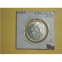 1977 SILVER CANADIAN 1/2 DOLLAR
