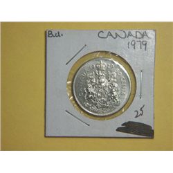 1979 SILVER CANADIAN 1/2 DOLLAR
