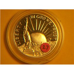 1986 S STATUE OF LIBERTY 1/2 DOLLAR