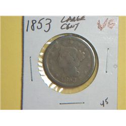 1853 LARGE CENT