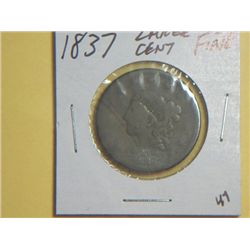1837 LARGE CENT