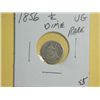 Image 1 : 1856 1/2 DIME