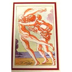 Antique Salvador Dali  1947 Lithograph