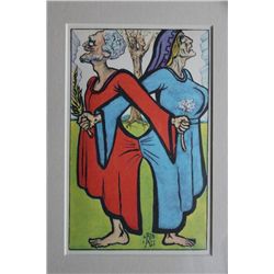 Antique Salvador Dali  1945 Lithograph