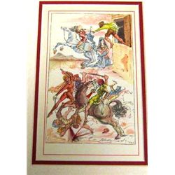 Antique Salvador Dali  1945 Lithograph