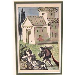 Antique Salvador Dali  1947 Lithograph