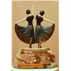 Image 3 : Chiparus - "Dolly Sisters" -Bronze And Ivory Sculpture