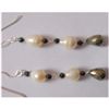 Natural 31.65ct Pearl/Semi Precious Earring .925 Sterli