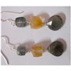Natural 33.95ct Semi Precious Earring .925 Sterling