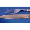 Image 4 : Lot 010_: Fancy Silverplate 24 Piece Dessert Set
