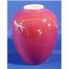 Image 1 : Lot 062_: Sangdebeouf Finish Porcelain Vase, 19th-20th C.