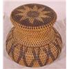 Image 1 : Lot 089_: Native American Basket with Lid, Ca. 1890