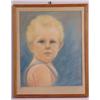 Image 2 : Lot 146_: "Marion Robertson" Pastel of a Child, 1940