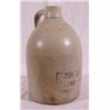 Image 1 : Lot 203_: One Gallon Stoneware Jug with Advertising
