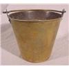 Image 1 : Lot 221_: Old Brass Bucket with Swing Handle